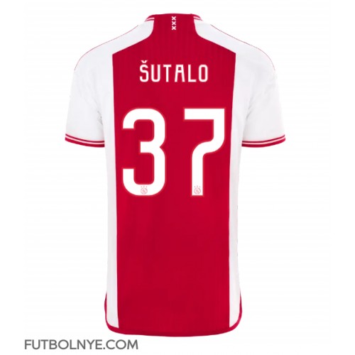 Camiseta Ajax Josip Sutalo #37 Primera Equipación 2023-24 manga corta